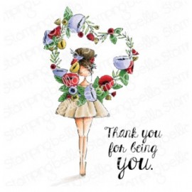 Curvy girl - timbro di Stamping bella