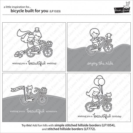 Bicycle built for you - Timbro Lawn Fawn