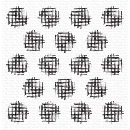 Crosshatch Polka Dot - Timbro di My Favorite Things