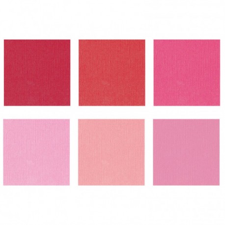 Cardstock multipack 12x12"- Roze