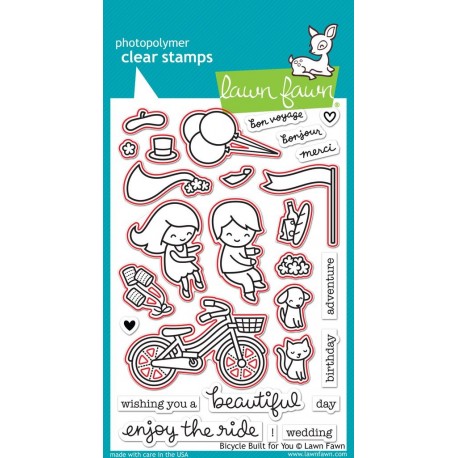 Bicycle built for you - Timbro Lawn Fawn