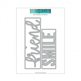 Peek - Through Patterns - Fustella di Concord & 9th