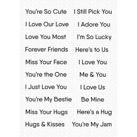 Little Love Notes - Timbro di My Favorite Things