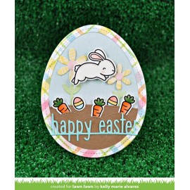 Stitched garden border - Fustella Lawn Fawn 2