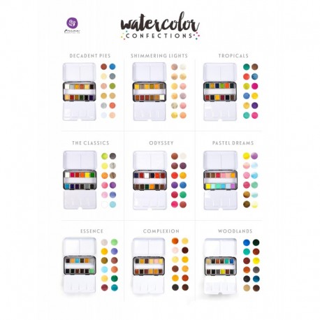 Watercolor Confections -  Decadent Pies di Prima Marketing