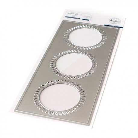 Slim braided circles - Fustella di Pinkfresh Studio