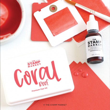 Premium Dye Ink Pad - Coral