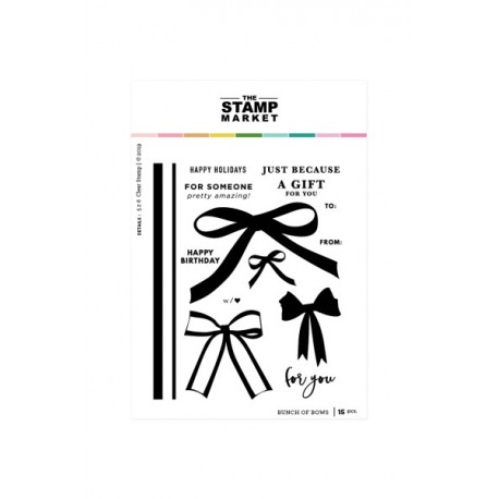 Bunch of bows stamps - Timbro di The Stamp Market