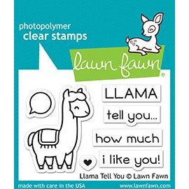 Llama tell you - Timbro Lawn Fawn