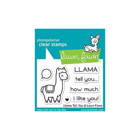 Llama tell you - Timbro Lawn Fawn
