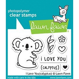 I love you(calyptus) - Timbro Lawn Fawn