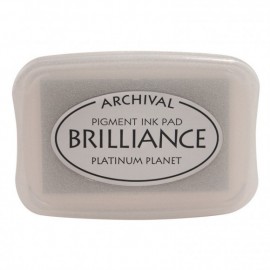 Brilliance ink pad platinum planet
