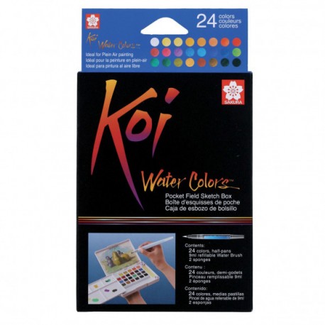 Koi water colors sketchbox 24 - di Sakura