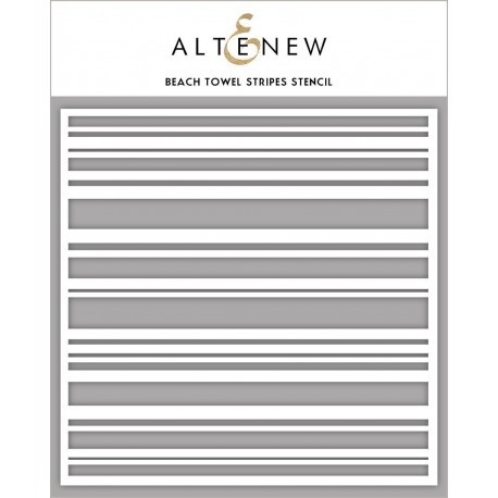 Beach Towel Stripes Stencil di Altenew