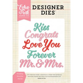 Wedding Word Die Set - Fustella di Echo Park