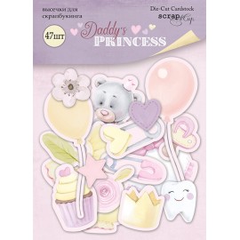 Ephemera - Abbellimenti di carta "Daddy's Princess"