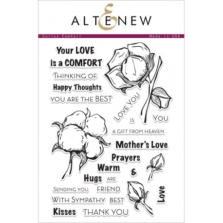 Cotton Comfort Stamp Set - Timbro  di Altenew