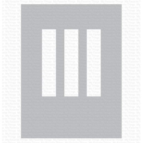 Stencil di  MFT  - "Rectangle Trio Stencil"