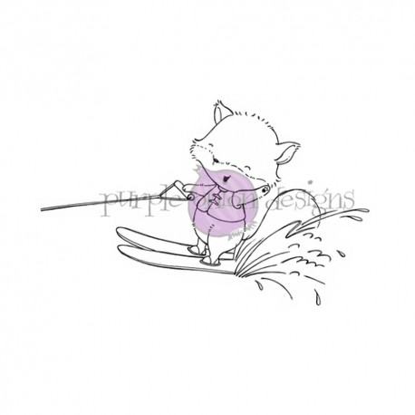 Gladys (Fox Water Skiing) - Timbro di Stacey Yacula Studio