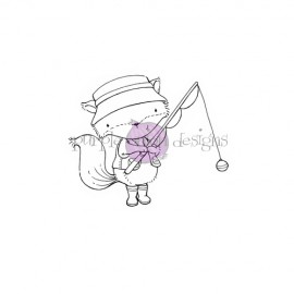 Bentley (Fox Fishing) - Timbro di Stacey Yacula Studio