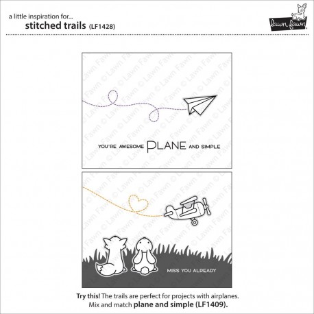 Stitched Trails - Fustelle Lawn Fawn