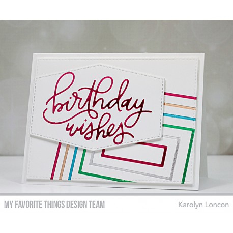 Foiled Frames - Placca di MFT stamps