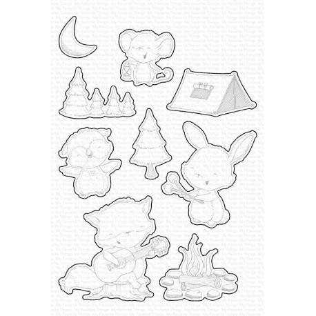 SY Happy Campers - Fustella di My Favorite Things