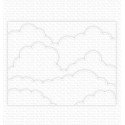 Stitched Rolling Clouds Edges - Fustella di My Favorite Things