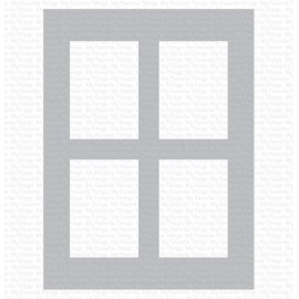 Stencil di  MFT  - "Window Panes"