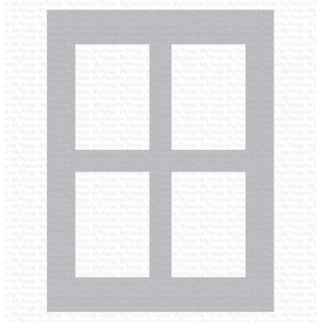 Stencil di  MFT  - "Window Panes"