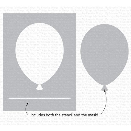 Stencil di  MFT  - "Big Balloon"