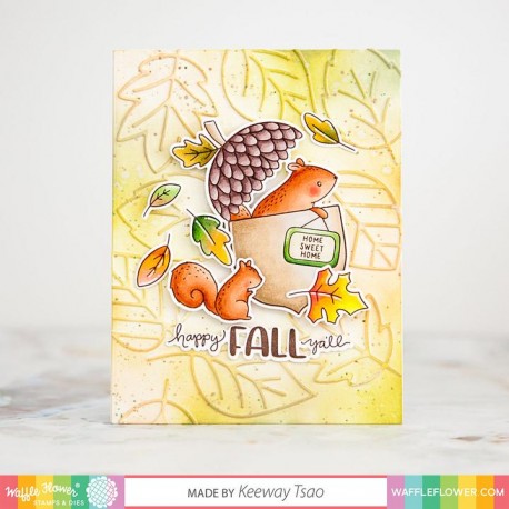 "Home Sweet Home" Combo - Timbro e fustella di Waffle Flower