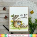 "Home Sweet Home" Combo - Timbro e fustella di Waffle Flower