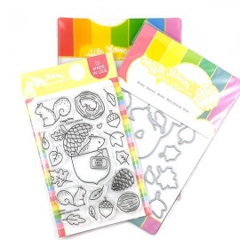 "Home Sweet Home" Combo - Timbro e fustella di Waffle Flower