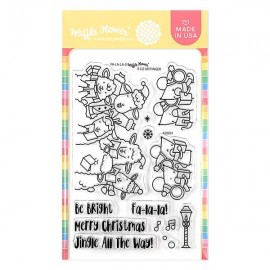 "Fa-la-la" Stamp Set - Timbro di Waffle Flower