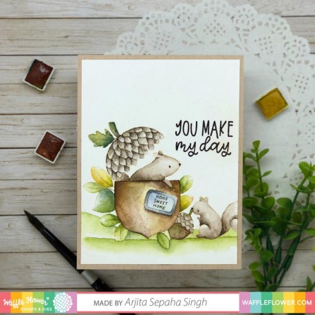 "Home Sweet Home" Stamp Set - Timbro di Waffle Flower