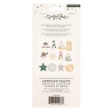 Crate paper - Snowflake layered tags 12pc