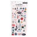 Crate paper - Snowflake Collection - Puffy Stickers