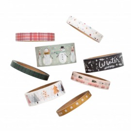 Crate paper - Snowflake washi tape 8pc
