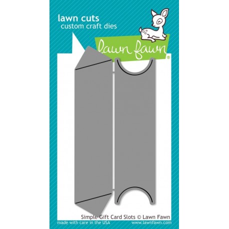 Simple gift Card Slots - Fustelle Lawn Fawn