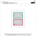 Simple gift Card Slots - Fustelle Lawn Fawn