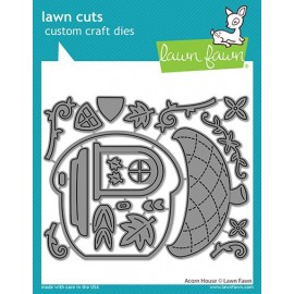Acorn house - Fustella Lawn Fawn