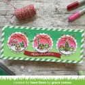 Scalloped circle gift tag - Fustella Lawn Fawn