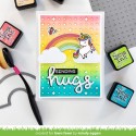 Stitched rainbow - Fustella Lawn Fawn