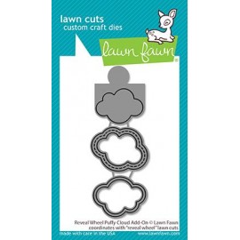 Reveal wheel puffy cloud add-on - Fustella Lawn Fawn