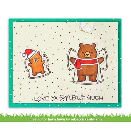 Waving pull tab starter set - Fustella Lawn Fawn