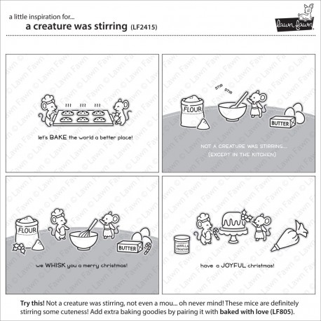 A creature was stirring - Timbro Lawn Fawn