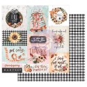 Blocco di carte per Scrapbooking di Prima Marketing -  Pumpkin & Spice 12x12