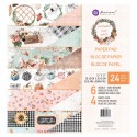 Blocco di carte per Scrapbooking di Prima Marketing -  Pumpkin & Spice 12x12