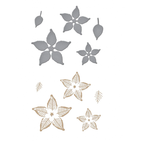 Spellbinders  Poinsettia - Hot Foil Plate & Dies